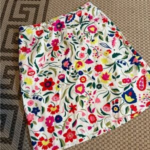 Boden Multicolor Floral A-Line Skirt. New with tags - size 8R